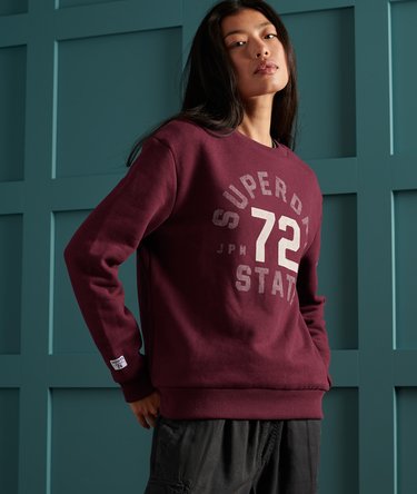 Klassiek Track & Field Sweatshirt met ronde halslijn Image 3