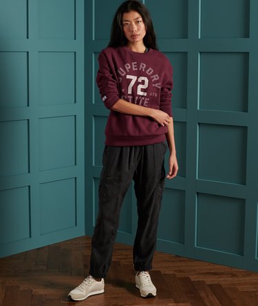 Klassiek Track & Field Sweatshirt met ronde halslijn Image 2