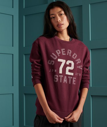 Klassiek Track & Field Sweatshirt met ronde halslijn Image 1