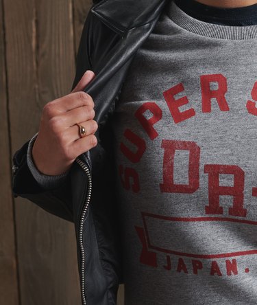 Klassiek Track & Field Sweatshirt met ronde halslijn Image 4