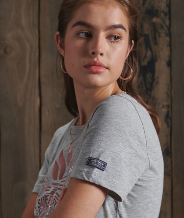 Klassisches Reworked T-Shirt mit Folien-Print Image 3
