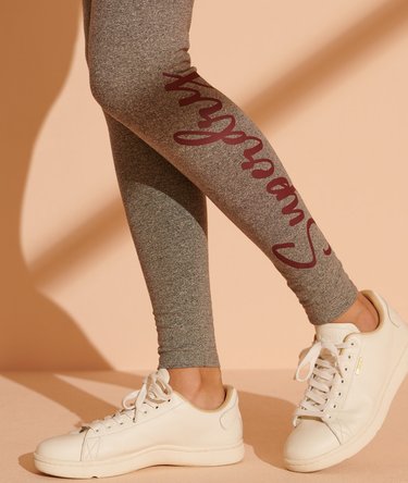 Scripted Graphic Leggings Image 4