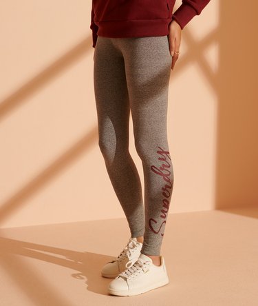 Scripted Graphic Leggings Image 1