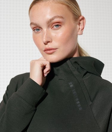 Training Hoodie zum &Uuml;berziehen mit halblangem Rei&szlig;verschluss Image 4