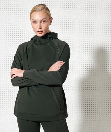 Training Hoodie zum &Uuml;berziehen mit halblangem Rei&szlig;verschluss Image 1