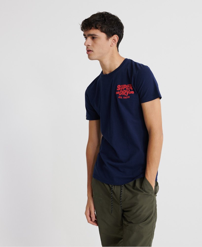 mens Tokyo T-Shirt in RICH NAVY | Superdry CA-EN
