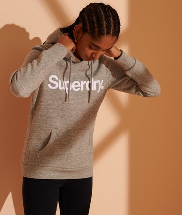 Sudadera afelpada con capucha y logo Core