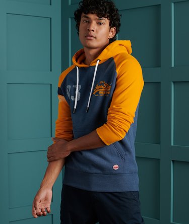 Vintage Logo Varsity hoodie met raglanmouwen Image 1