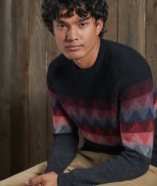 Harlo Zig Zag Crew Jumper