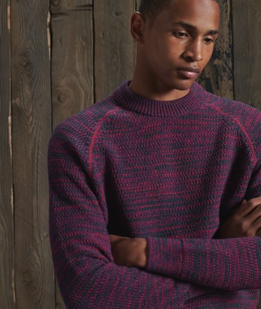 Organic Cotton Keystone Crew Knitted Jumper Image 3