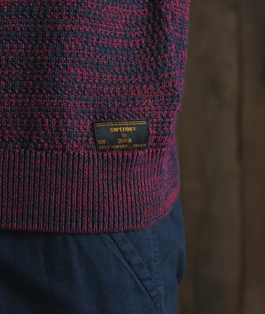 Organic Cotton Keystone Crew Knitted Jumper Image 4
