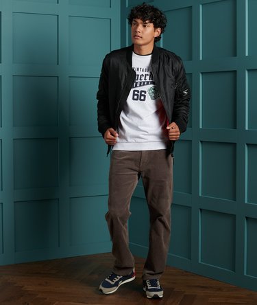Varsity 10 oversized sweatshirt met ronde hals Image 3