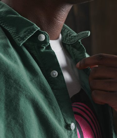 Line Dried Oxford Shirt Image 4