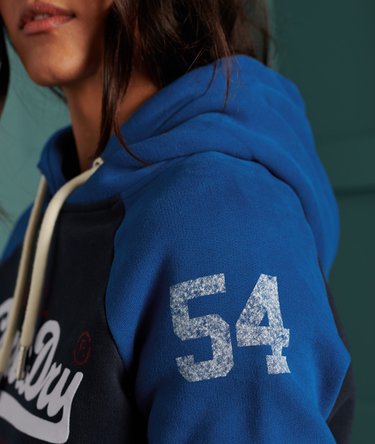 Vintage Logo Varsity hoodie met raglanmouwen Image 4