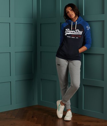 Vintage Logo Varsity hoodie met raglanmouwen Image 2