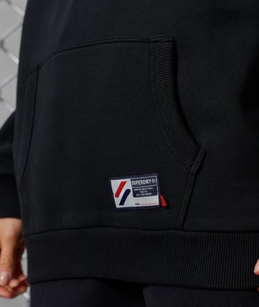 Limited Edition City College kraagloze sweater met halve ritssluiting Image 5