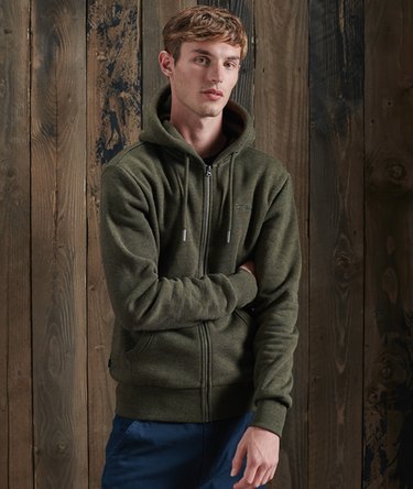 Orange Label Classic Zip Hoodie Image 1