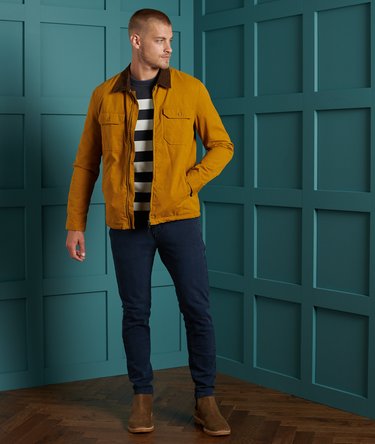 Orange Label Striped Cotton Crew Jumper Image 2