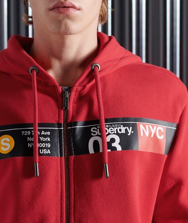 Sweat à capuche zippé Core Logo Transit en Édition Limitée Image 4