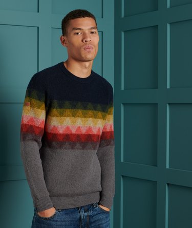 Harlo Zig Zag tr&oslash;je med rund hals Image 1