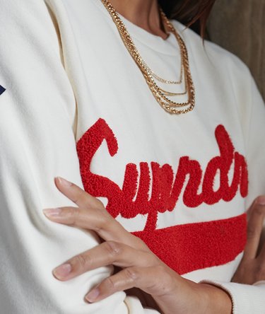 Limited Edition College Chenille Crew Sweatshirt Image 4