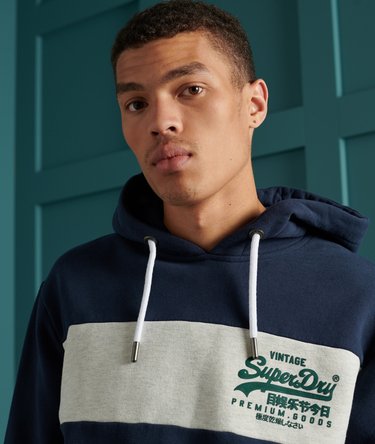 Vintage Logo Panel Hoodie Image 3