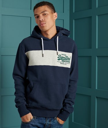 Vintage Logo Panel Hoodie Image 1