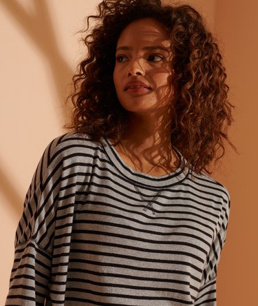 Haut ray&eacute; &agrave; manches longues NYC Image 3