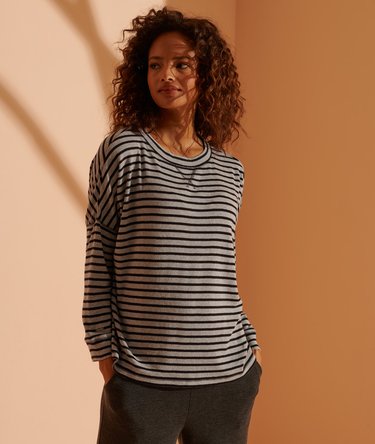 Haut ray&eacute; &agrave; manches longues NYC Image 1