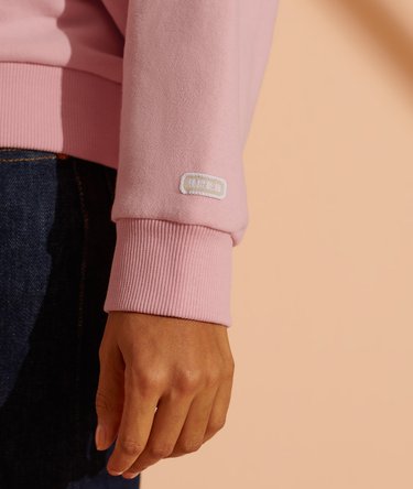 Regular Flock Loopback Crew Sweatshirt Image 5