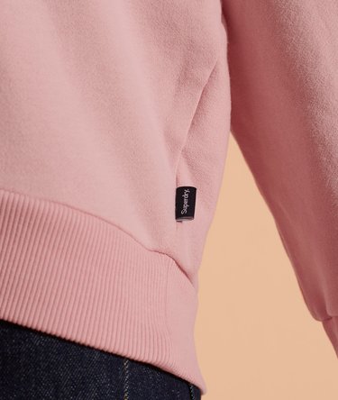 Regular Flock Loopback Crew Sweatshirt Image 4