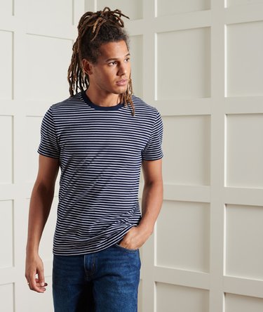 Organic Cotton Weekender Stripe T-Shirt Image 1