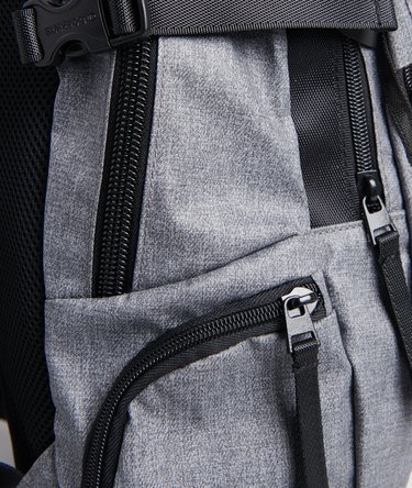 Coated Marl Tarp Backpack Image 6