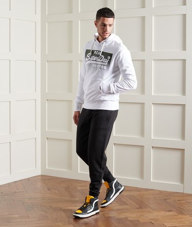 Vintage Logo Halftone Embossed Hoodie Image 2
