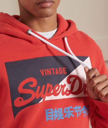 Vintage Logo Primary angerautes Hoodie Image 3