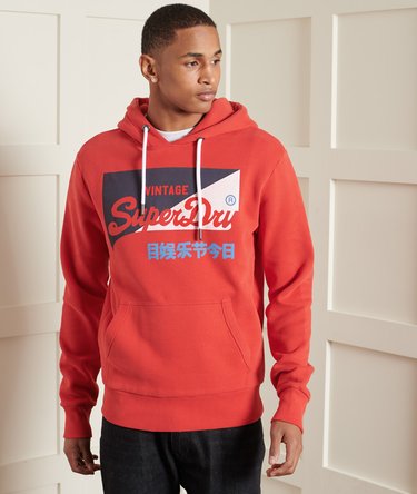 Vintage Logo Primary angerautes Hoodie Image 1