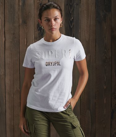 Super Japan T-shirt met lovertjes Image 1