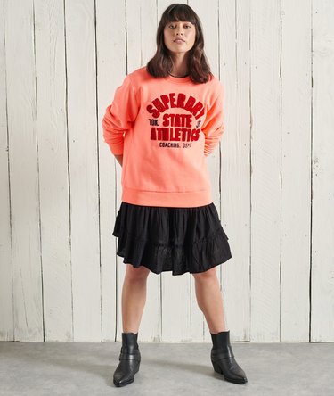 Stone Wash Graphic Crew Sweatshirt Image 2