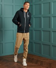 Orange Label Zip Hoodie