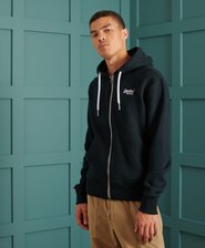 Orange Label Zip Hoodie