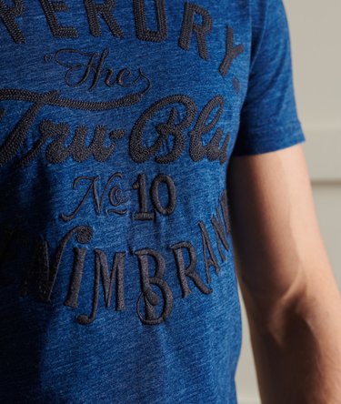 Vintage indigo T-shirt Image 4