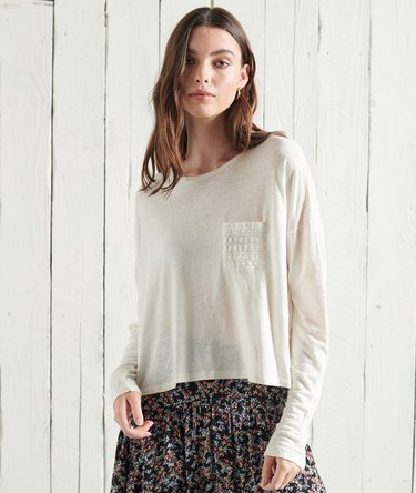 Top ample à poche en dentelle Montauk Image 1
