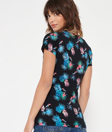 Camiseta con estampado integral Swirly Entry Image 2
