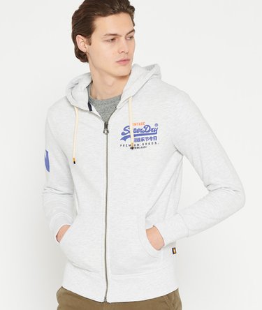 Sudadera ligera con capucha y cremallera Premium Goods Image 1