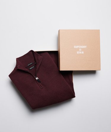 Merino Half Zip Jumper Gift Box Image 2