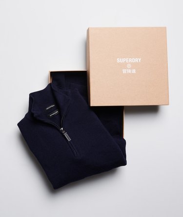 Merino Half Zip Jumper Gift Box Image 2