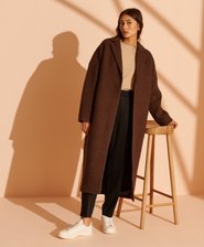Manteau long en laine en édition limitée