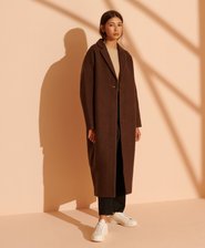 Manteau long en laine en édition limitée