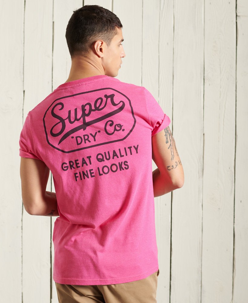 Superdry★グラフィック ワークウェアTシャツ 送関込 mens Workwear Graphic Lightweight T-Shirt in Port Marl