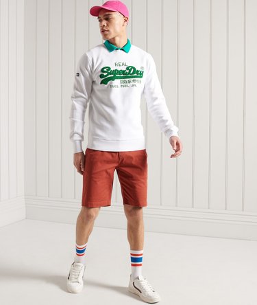 Vintage Logo Chenille Loopback Crew Sweatshirt Image 2